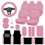 car seat covers pink full set