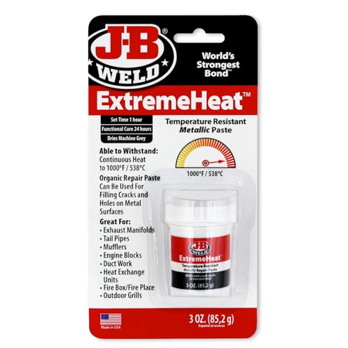 J-B Weld 37901 ExtremeHeat High Temperature Resistant Metallic Paste - J-B Weld 37901 ExtremeHeat High Temperature Resistant Metallic Paste - 3 oz