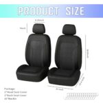 4PCS Breathable Car Seat Covers with Foam Padding for SUV & Cars - Image 2