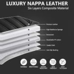 Lexus IS250 Seat Covers 2006-2015 Full Set Leather Waterproof Black - Image 6