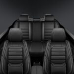 Lexus IS250 Seat Covers 2006-2015 Full Set Leather Waterproof Black - Image 8