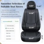 Coverado Nappa Leather Car Seat Covers – Waterproof, Universal Fit - Image 5