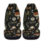 Cute Mushroom Floral Car Seat Covers - Daisy Butterfly Design Universal Fit - Image 5