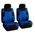 Universal Blue Car Seat Covers: Premium Cloth, Full Set, Airbag Safe SUV & Sedan Fit - Image 7