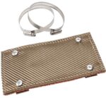 Design Engineering 010453 Titanium Pipe Shield 4" x 8" Exhaust Heat Shield