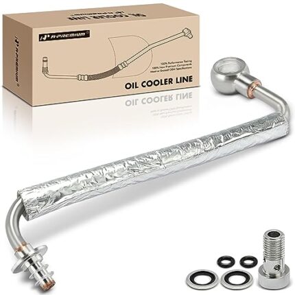 A-Premium Turbocharger Turbo Oil Feed Line Pipe Tube Compatible with Buick, Chevrolet Vehicles - 1.4L - Encore 2013-2021, Cruze 2011-2016, Sonic 2012-2020, Trax 2013-2021 - Replaces 25200947, 55592600