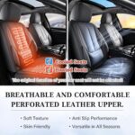 Coverado Nappa Leather Car Seat Covers – Waterproof, Universal Fit - Image 4