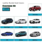 GIANT PANDA Leather Car Seat Cover for Kia Sorento Sportage K5 - Grey - Image 3