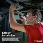 BRExhaust Direct-Fit Exhaust System for 2007-2011 Jeep Wrangler 3.8L - Image 3