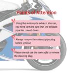 Universal Motorcycle Exhaust Plugs 2PK | Silencer Cover 0.6-1.5" Dirt Bike Muffler - Image 6