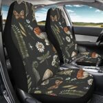 Cute Mushroom Floral Car Seat Covers - Daisy Butterfly Design Universal Fit - Image 4