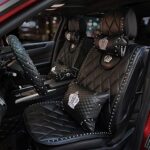 Luxury Universal Car Seat Cover with Pillow – Soft Leather Front Cushion - Image 2