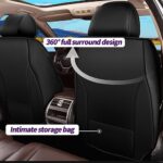 Waterproof Faux Leather Seat Covers for Kia Soul 2010-2025, 5-Seat Set - Image 3