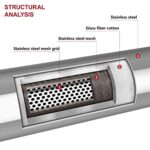 A-KARCK 3" Exhaust Resonator Muffler – Deep Tone, Reduces Rasp, 12" - Image 4