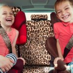Leopard Print Car Seat Covers Full Set 13PC w/ Steering Wheel Cover - Image 5