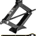 AV Steel Scissor Jack for Car 2 Ton 4,409 lbs Capacity - Compact Car Lift Jack for Auto with Extended Ratcheting Handle, Portable Scissor Car Jack Kit, Tire Jack for Cars, SUV, MPV, Sedans