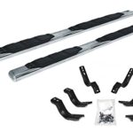 Big Country Truck Accessories 104169806 4 in. Fusion Side Bars Kit 80 in. Long Incl. Brackets Polished Stainless Steel