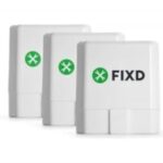 FIXD Bluetooth OBD2 Scanner for Car - Car Code Readers & Scan Tools for iPhone & Android - Wireless OBD2 Auto Diagnostic Tool to Check Engine & Fix All Cars & Vehicles ‘96 or Newer (3 Pack)