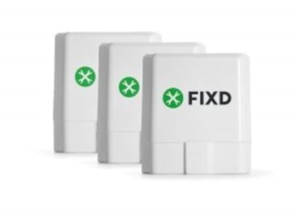 FIXD Bluetooth OBD2 Scanner for Car - Car Code Readers & Scan Tools for iPhone & Android - Wireless OBD2 Auto Diagnostic Tool to Check Engine & Fix All Cars & Vehicles ‘96 or Newer (3 Pack)