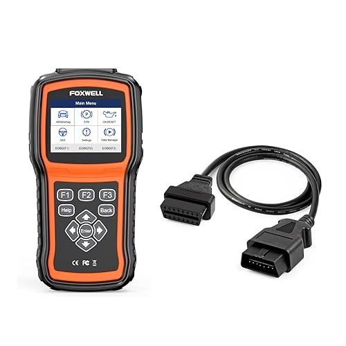 FOXWELL NT630 Plus OBD2 Scanner Bundle with OBD II 16Pin FOXWELL NT630 Plus OBD2 Scanner Bundle with OBD II 16Pin Diagnostic Extension Convert Cable Adapter, ABS SRS Car Scanner/Code Reader with ABS Auto Bleed, SAS, Airbag/Oil/EPB Reset, Active Test