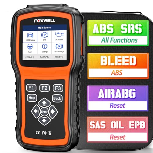 FOXWELL NT630 Plus OBD2 Scanner with ABS and SRS Full FOXWELL NT630 Plus OBD2 Scanner with ABS and SRS Full Function, ABS Auto Bleed Car Diagnostic Tool, Code Reader with Live Data, Bidirectional Scan Tool 5 Service Resets