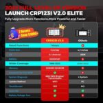 2025 LAUNCH CRP123I OBD2 Scanner: 7 Resets, Full System Diagnostic Tool - Image 2