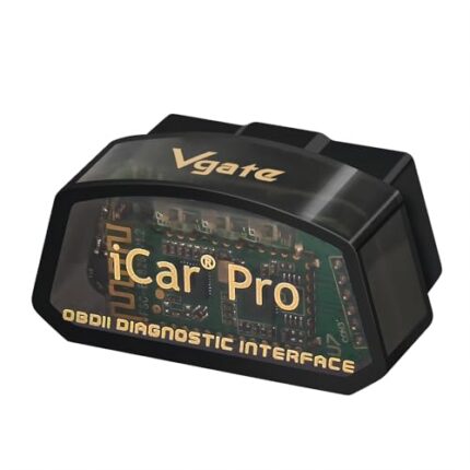 Mini Car Diagnostic Scanner, Works on All OBD2 Vehicles, BLE4.0/WiFi Connection, Reads & Clears Codes, Real-Time Engine Monitoring (WiFi)