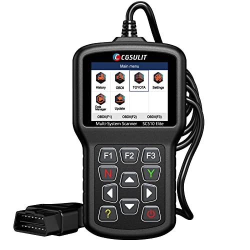 OBD2 Scanner, All System Diagnostic Scan Tool for Toyota Lexus OBD2 Scanner, All System Diagnostic Scan Tool for Toyota Lexus Scion Car Scanner Transmission ABS EPB Code Reader with Reset TPMS Bi-Directional, etc 31+ Functions, for Corolla Tacoma 4Runner Camry