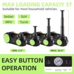 ROGTZ 5 Ton Electric Car Jack w/ Tire Inflator - Portable Hydraulic Lift Kit - Image 2