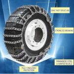 Heavy-Duty Truck Tire Chains: Anti-Skid Winter Traction 2PC Set, 215/75R17.5 & 295/80R22.5 - Image 2