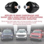 Durable Black Suspension Bump Stops - Universal Fit, 2-Pack - Image 2