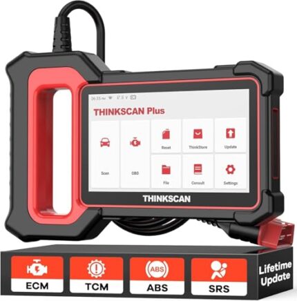 THINKCAR OBD2 Scanner, ABS/SRS/ECM/TCM System Car OBDⅡ Diagnostic Scan Tool, 94+ Vehicle Brands Car Code Reader, AutoAuth for FCA SGW