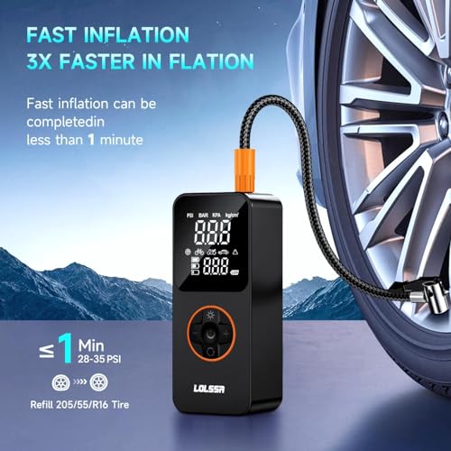Powerful Portable Air Compressor 150PSI Cordless Electric Tire Inflator 20000mAh - Image 2