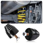 Universal Rubber Bump Stop Kit - 2 Pack with Nuts, Suspension Shock Absorber for Cars, Trucks, Vans - Automotive Accessories