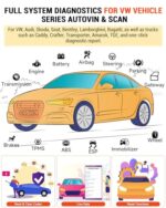 ANCEL BD320 OBD2 Scanner for VW Audi Skoda Seat, All-System Tool with EPB & Oil Reset - Image 2