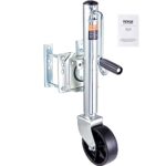VEVOR 1000 lbs Trailer Jack with Wheel, Heavy Duty Swivel Boat Trailer Jack, 10" Lift, Bolt-on Trailer Tongue Jack for RV Boat