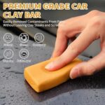 Wontolf Car Clay Bar Detailing Kit with Lubricant, Towels & Sprayer - Image 2