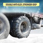 Heavy-Duty Snow Tire Chains for Trucks 2pcs Anti-Skid Winter Traction - Image 3