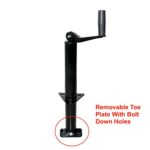 Heavy-Duty 14" A-Frame Trailer Jack with Top Wind | 2000 lbs Lift Capacity | MaxxHaul - Image 4