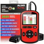 Autel OBD2 Scanner AutoLink AL549, 2025 Check Engine Code Reader ABS Diagnostic Tool, Upgraded Ver. of AL519 ML519 AL329, Universal Car Battery Test, OBDII Scan Tool with Live Dat, I/M Readiness Test
