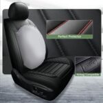 Mercedes C-Class Seat Covers Full Set – Black Faux Leather, Waterproof - Image 5