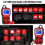 KONNWEI OBD2 Scanner Battery Tester Car Diagnostic Code Reader Tool 12V - Image 3