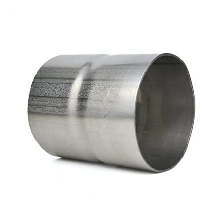 Elifecenter Universal ID 3" Exhaust Coupler Stainless Steel Exhaust Adapter(3" ID to 3" ID), Adapter Whole Length 3.6 Inch