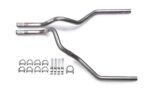 Tailpipe-Only Mandrel-Bent Dual Truck Exhaust Kit without Tips