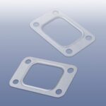 T3 Turbo Flange Gasket: Universal Stainless Steel 4-Hole Manifold Washer - Image 3