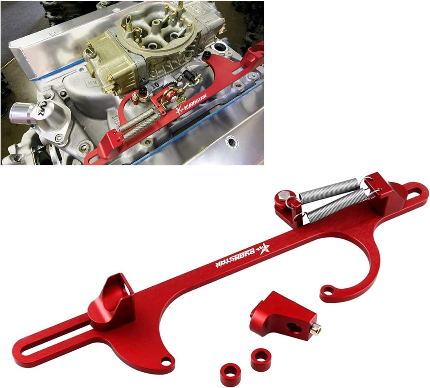 Red Hot Ride: Precision Throttle Bracket Power!