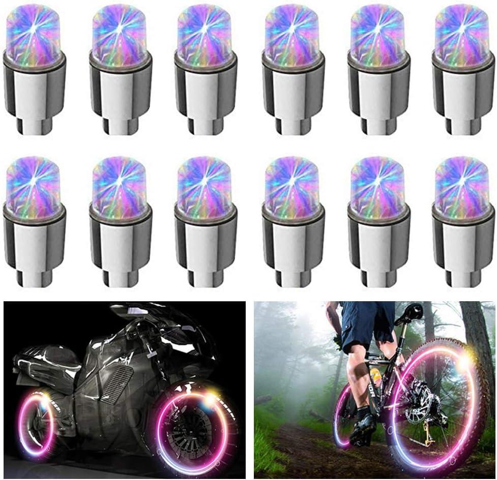 Light Up Our Ride: 12 PCS Multicolor LED Wheel Lights