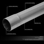 DIY Stainless Steel Exhaust Tubing Kit: 16 Mandrel Bends Universal Fit - Image 2