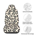 Vintage Boho Floral Car Seat Covers - Full Set Bucket Seat Protectors - Image 4