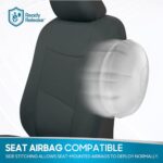 BDK Charcoal Car Seat Covers: Full Set, Universal Fit, Easy Install - Image 11